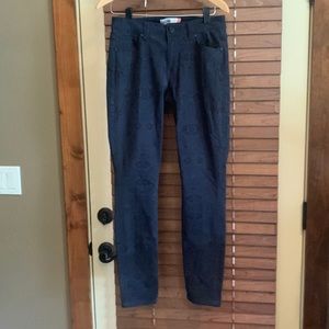 Cabi blue and black jeans. Size 6 curvy skinny